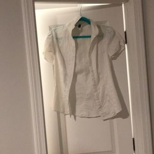 White short sleeve blouse